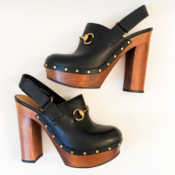 Gucci Horsebit Amstel Platform Mule Leather Clog
Size 37, 7 - Picture 7 of 13